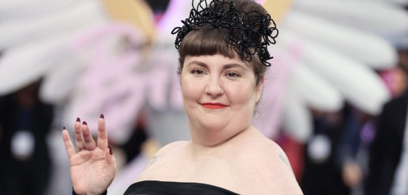 Lena Dunham attends the UK Premiere of "Catherine Called Birdy" at The Curzon Mayfair