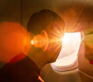man on plane