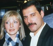 Mary Austin and Freddie Mercury