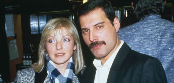 Mary Austin and Freddie Mercury