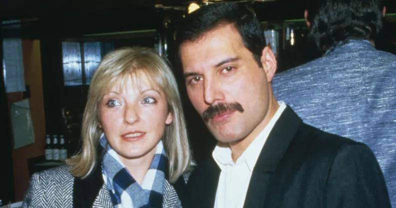 Mary Austin and Freddie Mercury