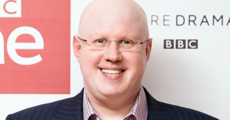 An image of Matt Lucas at a photocall before the screening of the first episode of Series 10 of Doctor Who in 2017
