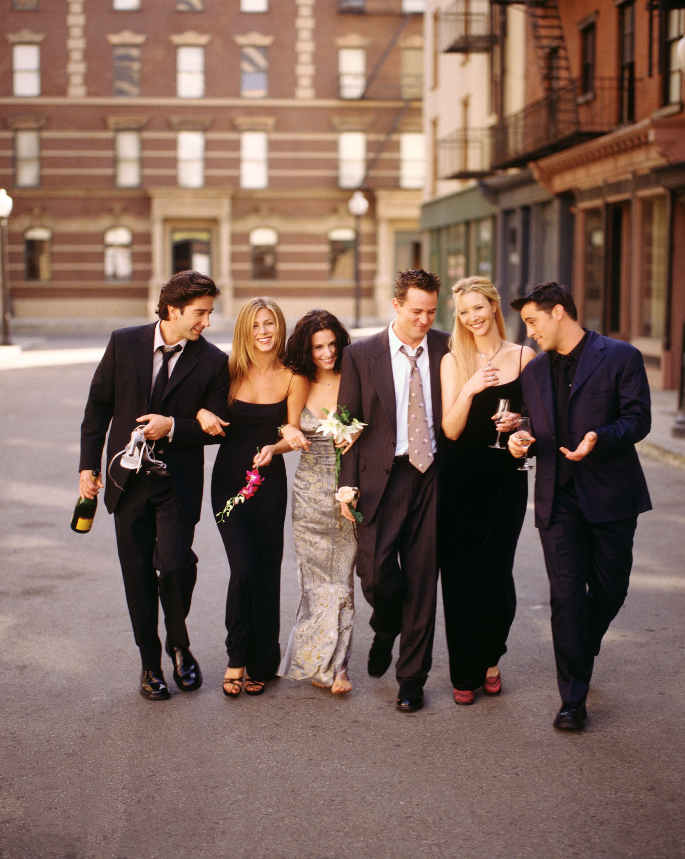 The cast of friends