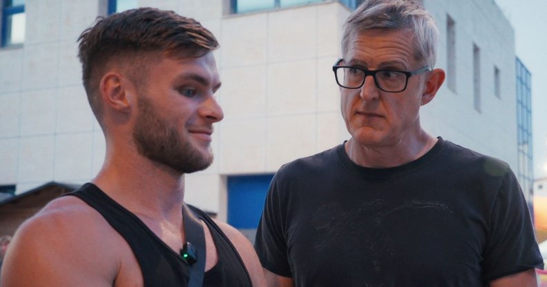Ed Matthews and Louis Theroux on Netflix's Inside The Manosphere