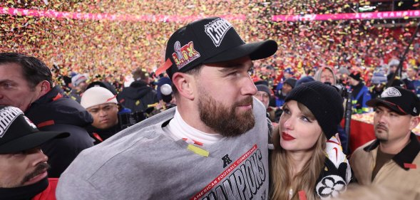 Taylor Swift and Travis Kelce