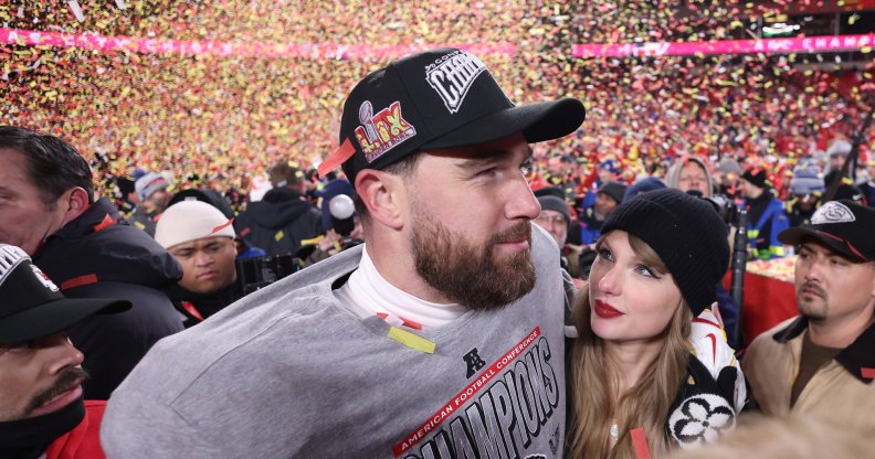 Taylor Swift and Travis Kelce