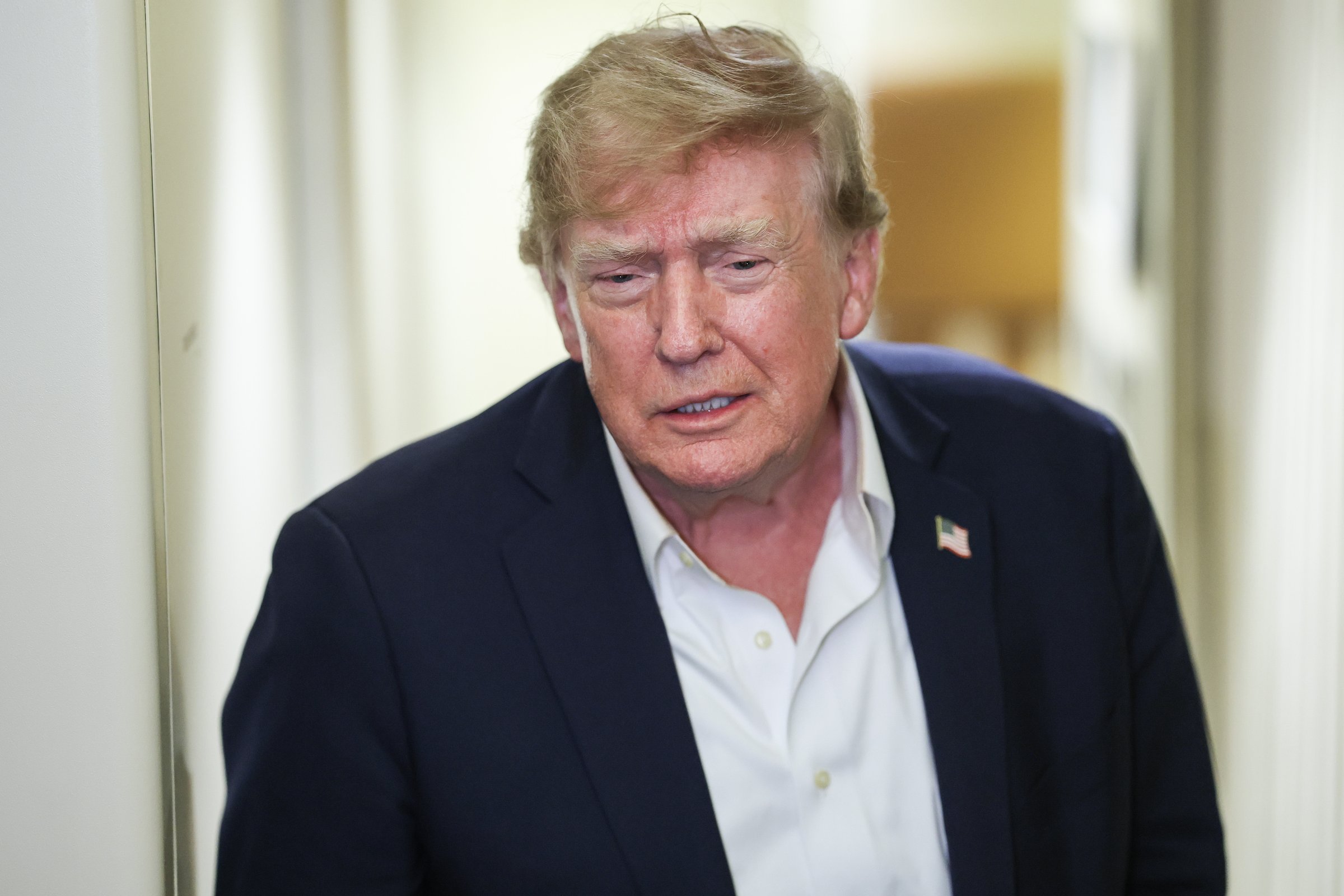 President Trump Returns To Washington From Ireland