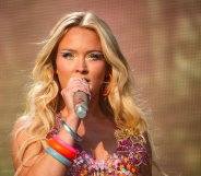 LONDON, ENGLAND - AUGUST 22: Zara Larsson performs during All Points East 2026 at Victoria Park on August 22, 2026 in London, England. (Photo by Joseph Okpako/WireImage)