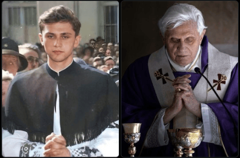 Pope Benedict XVI labelled 'Benedictwink'.