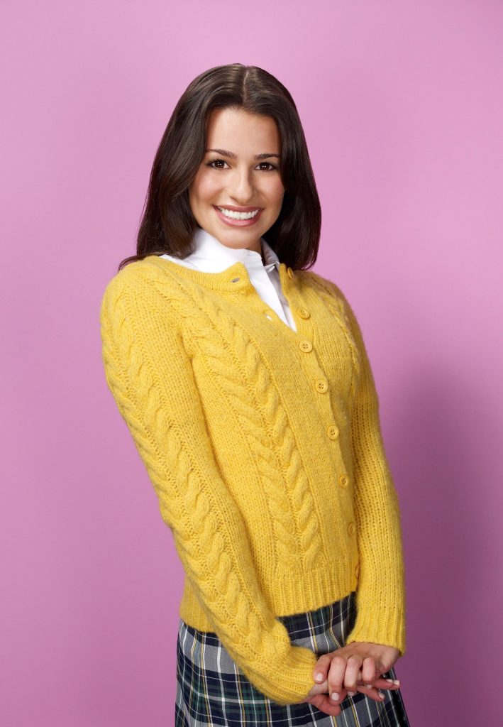 Lea Michele as Rachel on GLEE