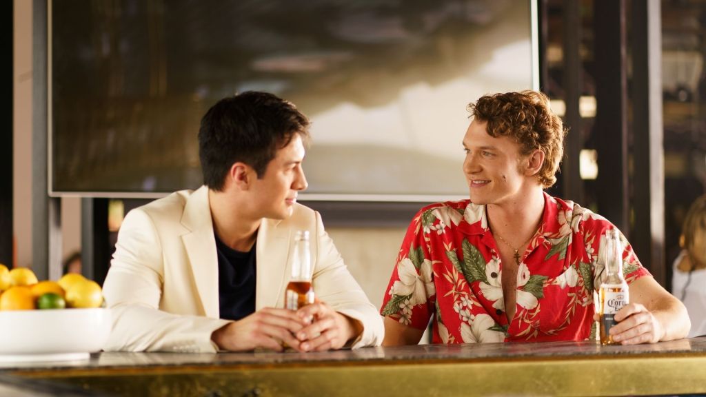 Heated Rivalry's Shane and Ilya.
