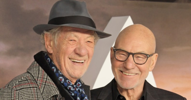 Ian McKellen and Patrick Stewart