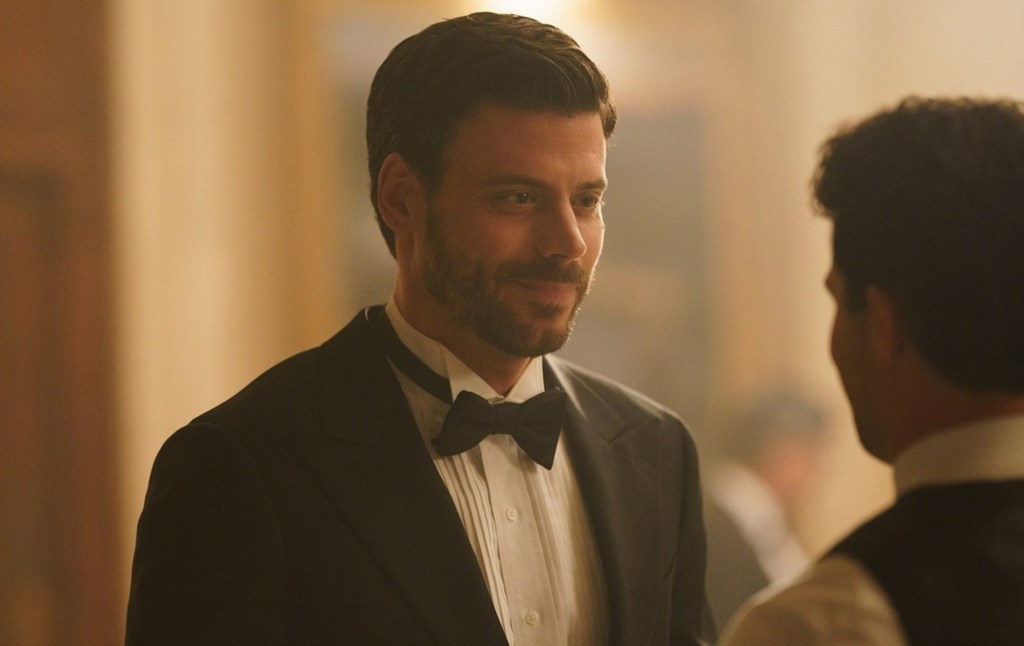 François Arnaud as Heated Rivalry's Scott Hunter.