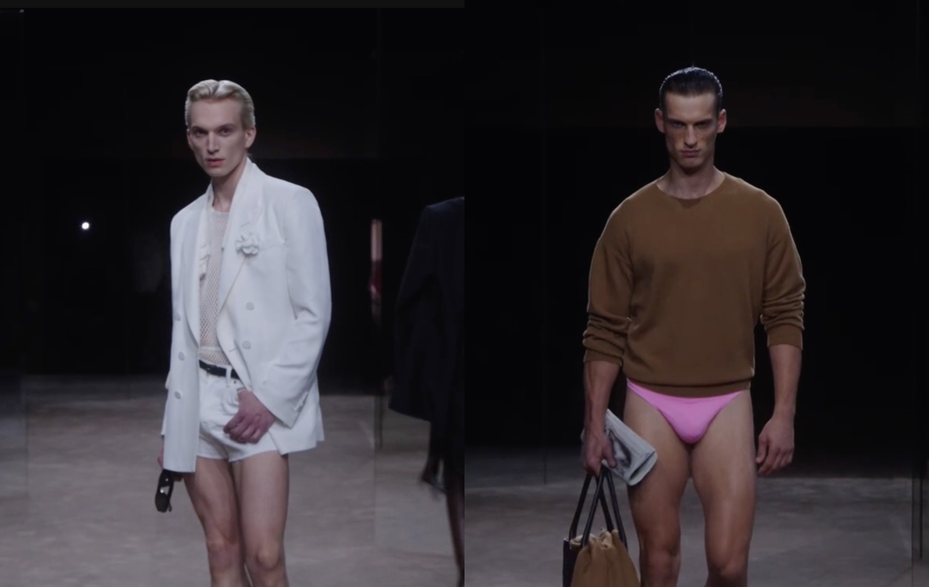 Tom Ford’s Spring 2027 collection showcases tiny briefs