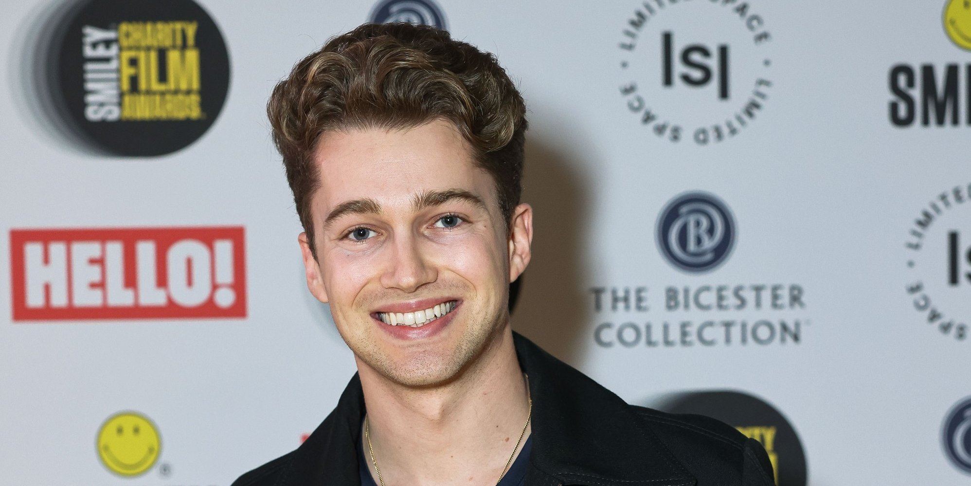 AJ Pritchard attends the 2025 Smiley Charity Film Awards