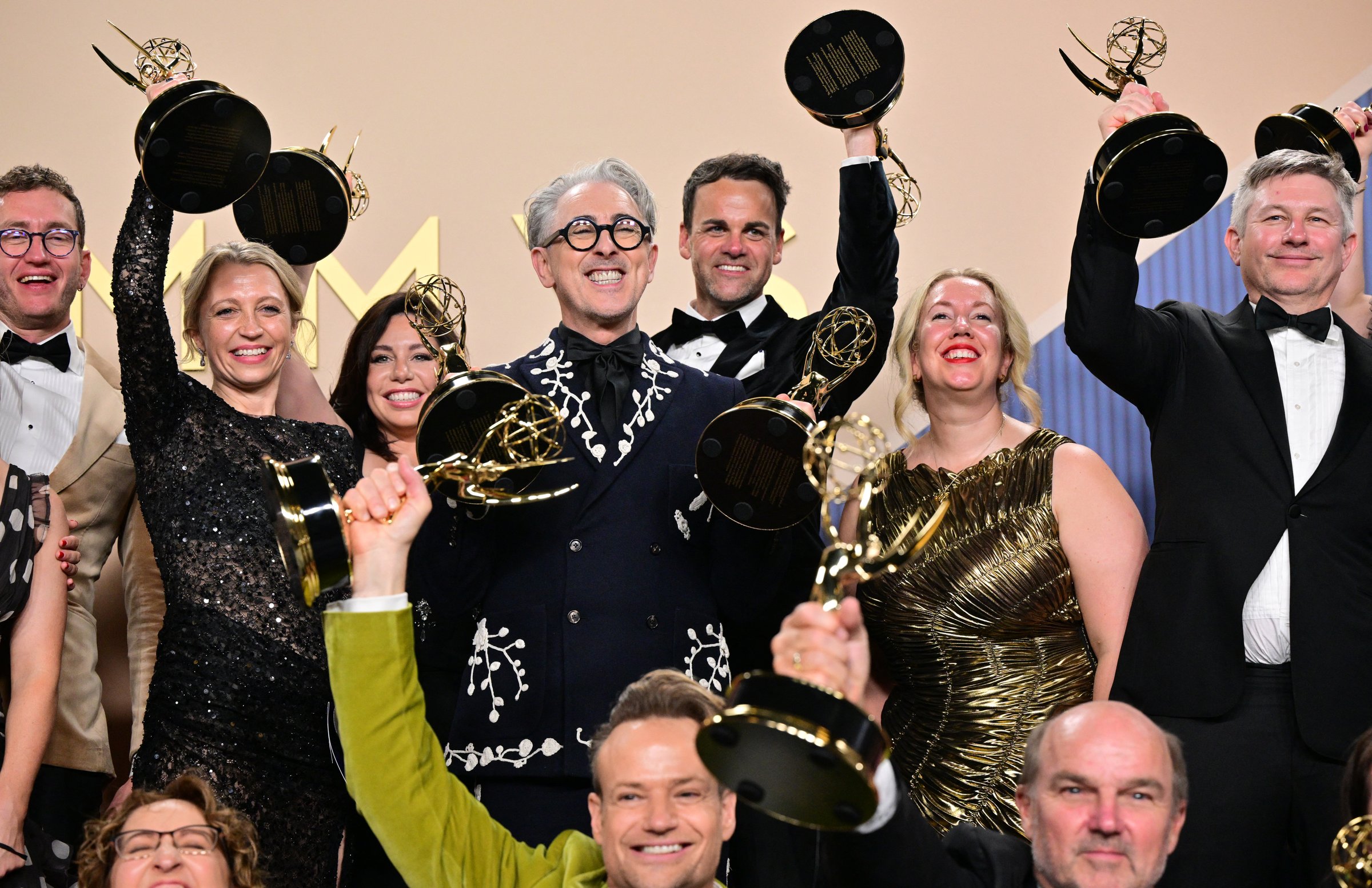 Scottish actor Alan Cumming and his team winners of Outstanding Reality Competition Program for
