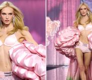 Alex Consani strutted her stuff at the Victoria's Secret runwa