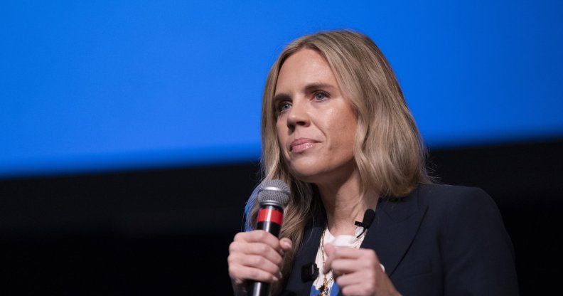 FLORENCE, SOUTH CAROLINA - AUGUST 22: Democratic U.S. Senate candidate Dr. Annie Andrews speaks during the Spratt Issues Conference at the Francis Marion University Performing Arts Center on August 22