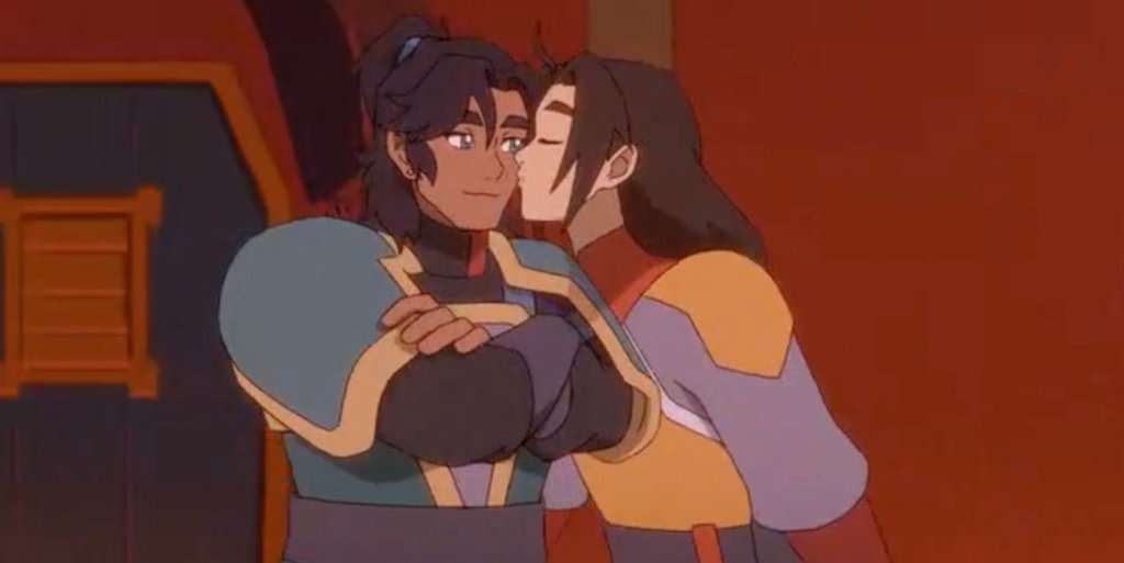 Jae and Datu kiss on Avatar: Seven Havens