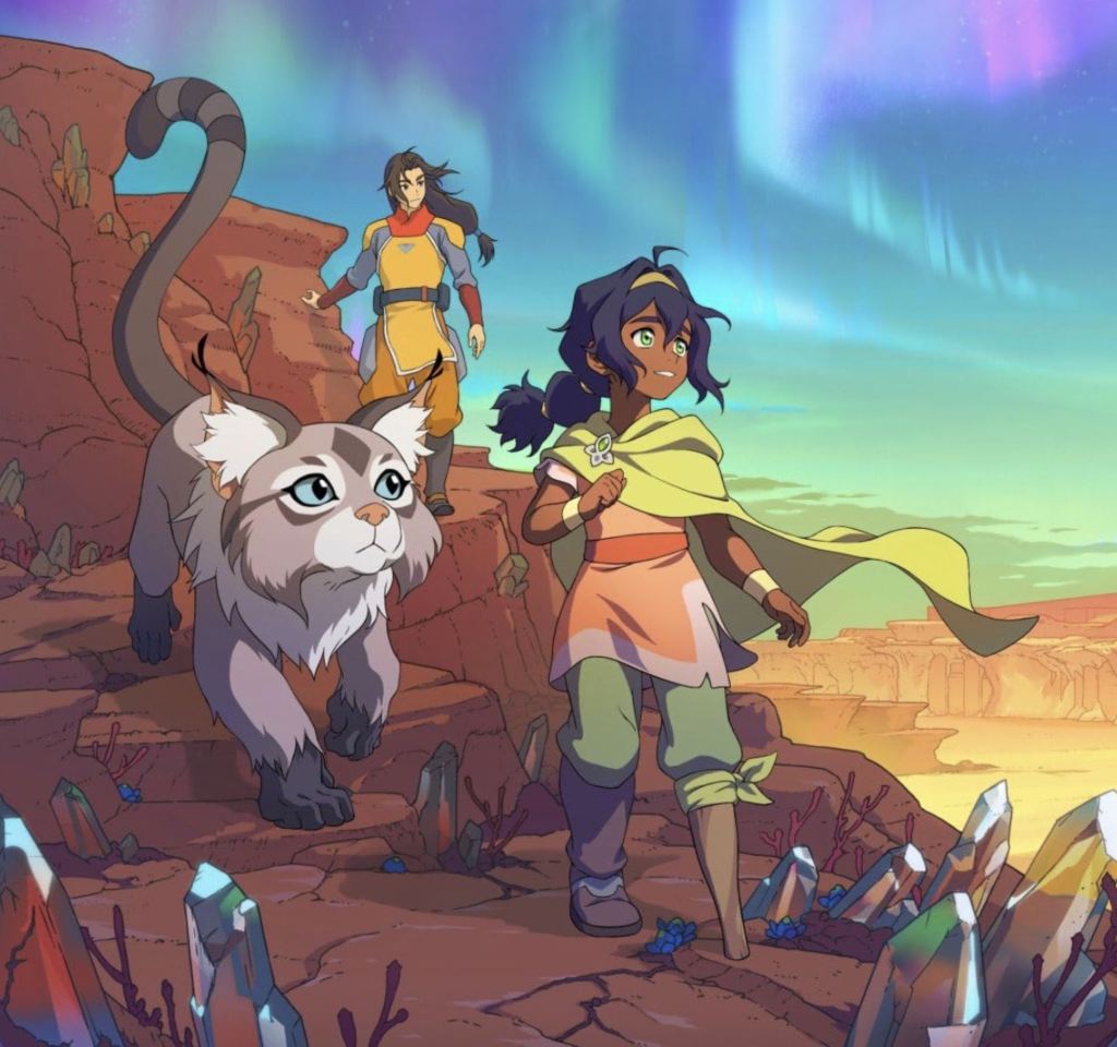 Pavi in Avatar: Seven Havens has a prosthetic leg 