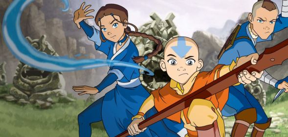 Katara, Aang and Sokka in Avatar: The Last Airbender