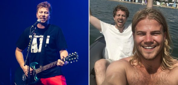 James Bourne and his brother Chris