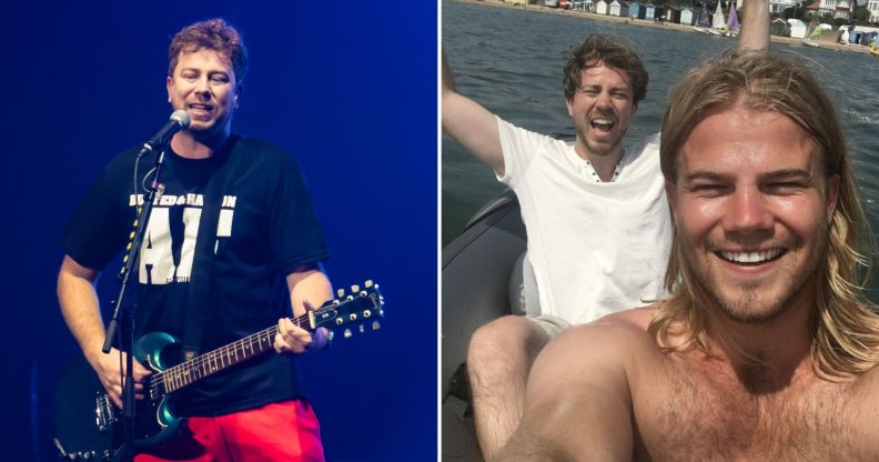 James Bourne and his brother Chris