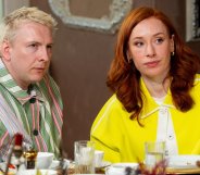 Joe Lycett and Hannah Fry on The Celebrity Traitors
