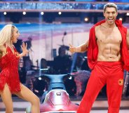 Chris Appleton and Amy Dowden dance on Strictly Come Dancing