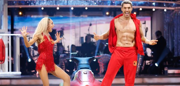 Chris Appleton and Amy Dowden dance on Strictly Come Dancing