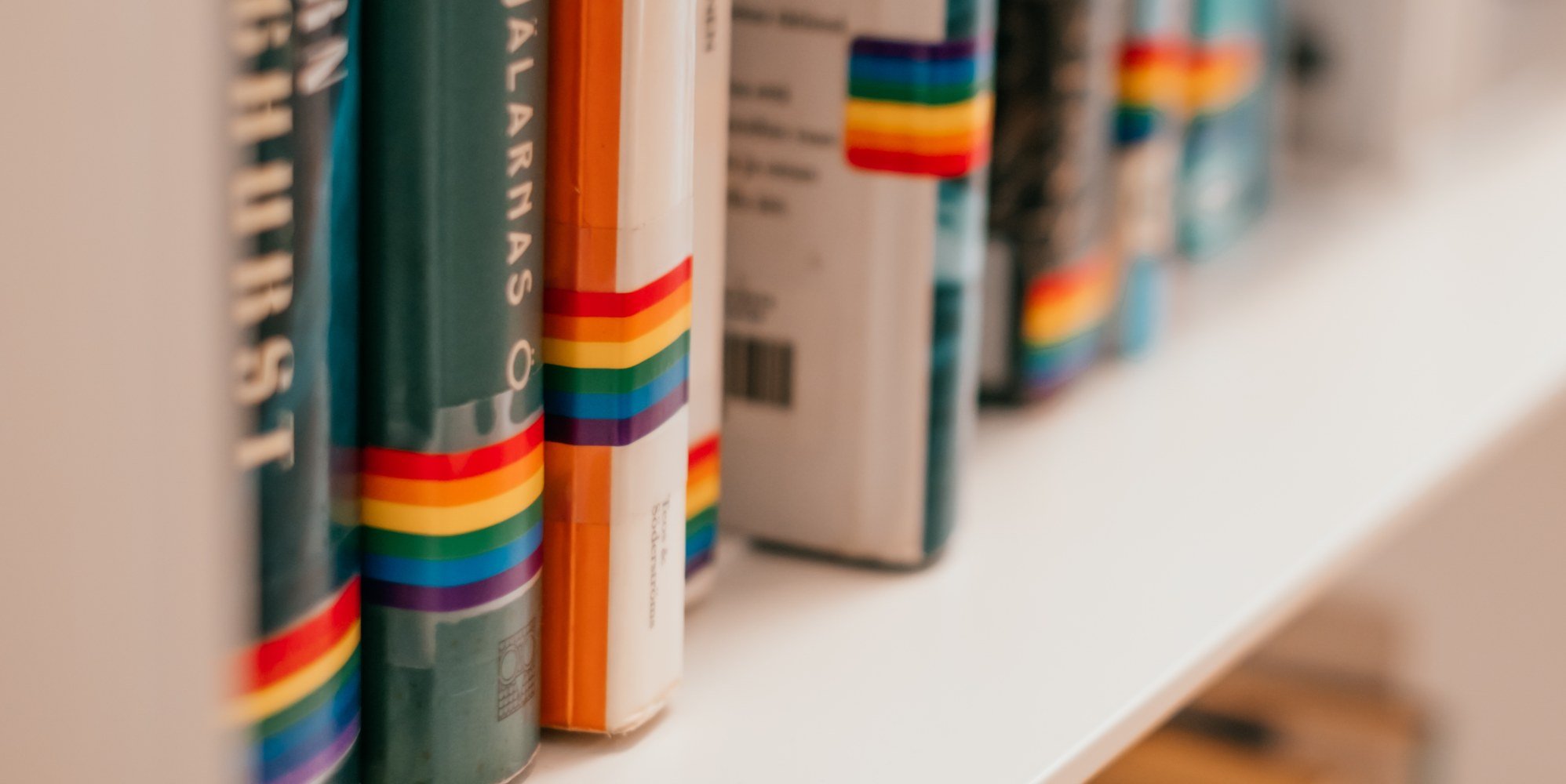 LGBTQ+ library books