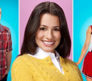 Chord Overstreet, Lea Michele and Heather Morris for Glee