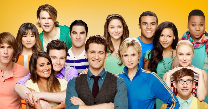 Glee cast.