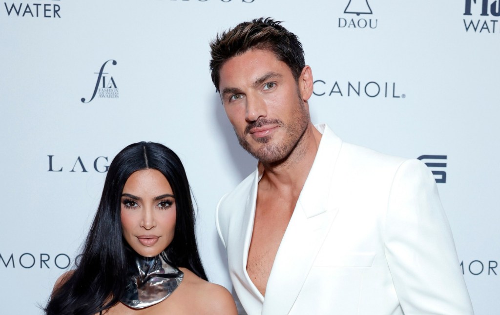 (L-R) Kim Kardashian and Chris Appleton