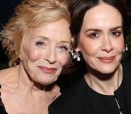 Holland Taylor and Sarah Paulson at Apple TV's 'Brothers' Premiere After Party held at Billy Wilder Theater at the Hammer Museum on September 17, 2026 in Los Angeles, California. (Photo by River Calla
