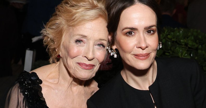 Holland Taylor and Sarah Paulson at Apple TV's 'Brothers' Premiere After Party held at Billy Wilder Theater at the Hammer Museum on September 17, 2026 in Los Angeles, California. (Photo by River Calla