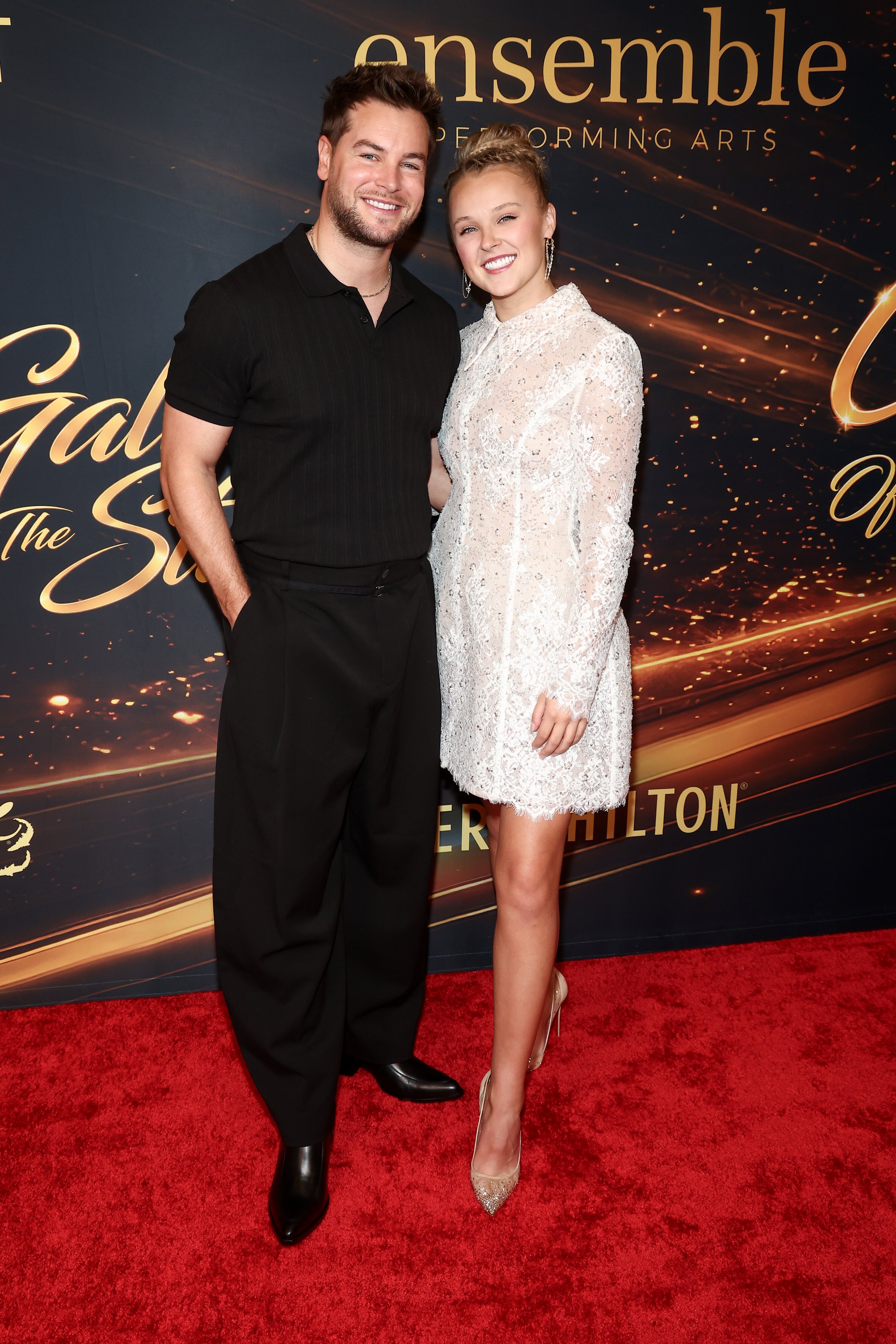 Chris Hughes and Jojo Siwa at Gala of the Stars held at The Beverly Hilton on October 22, 2026