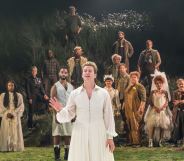Jonathan Groff in the RSC's all-male production of As You Like It
