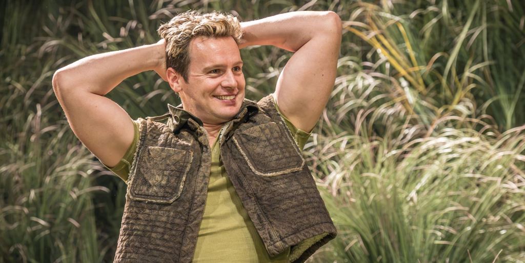 Jonathan Groff plays cross-dressing Rosalind
