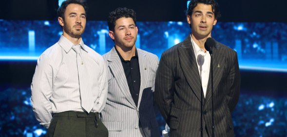 Kevin, Nick and Joe Jonas of The Jonas Brothers