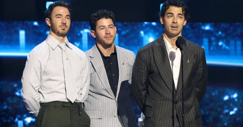 Kevin, Nick and Joe Jonas of The Jonas Brothers