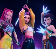 KPop Demon Hunters girl group HUNTR/X