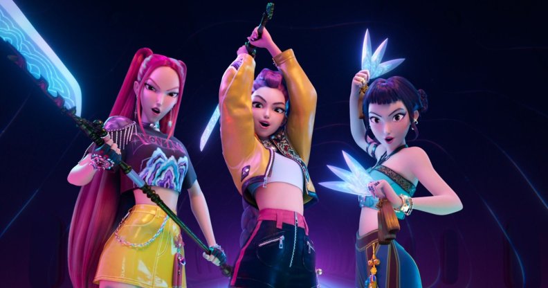 KPop Demon Hunters girl group HUNTR/X