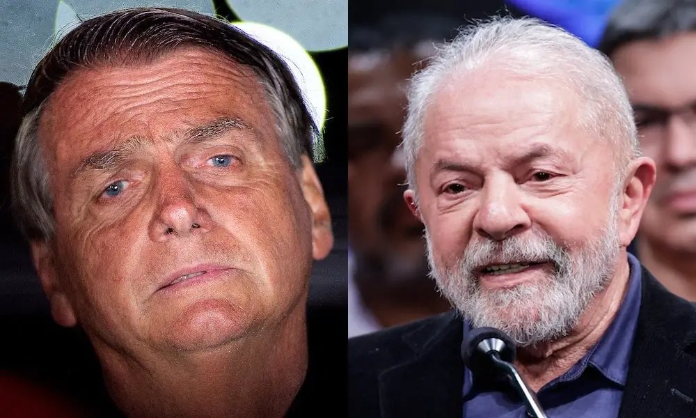 Jair Bolsonaro and Luiz Inácio Lula da Silva