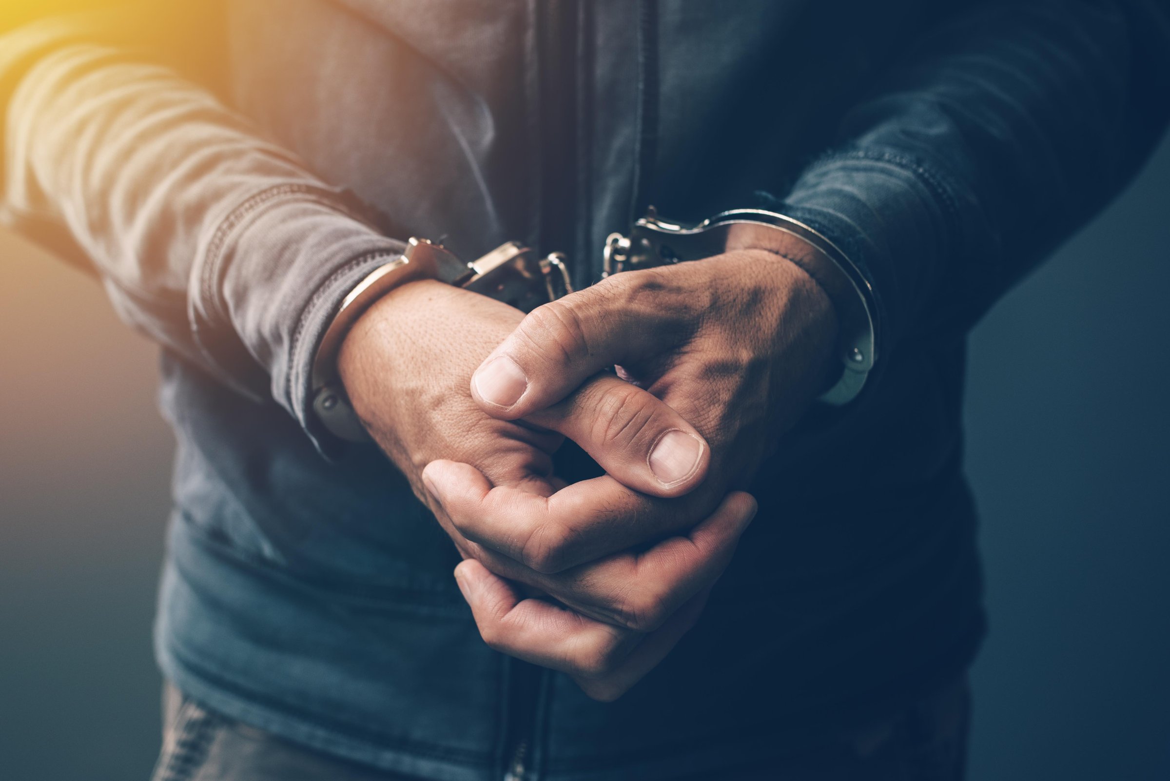 Man in handcuffs