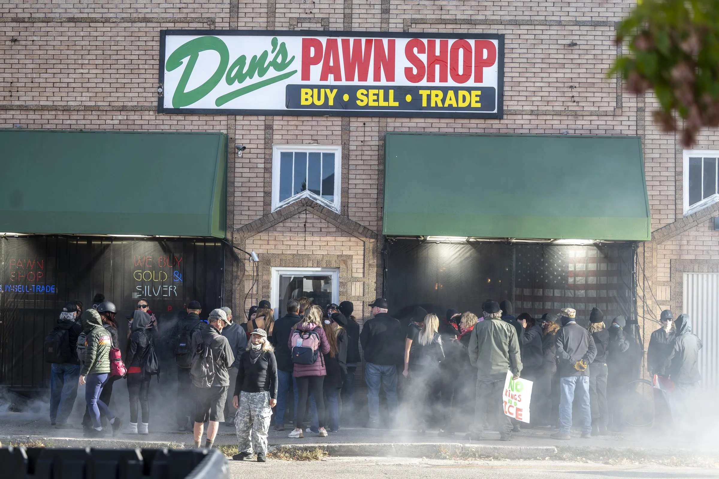 Protesters Demonstrate Against Right-Wing Media Company The Daily Wire's Movie Production In Montana