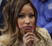 Nicki Minaj spoke at a rally in Michigan