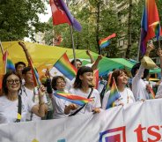 Taiwan LGBT+ Pride Parade in central Taipei in 2025