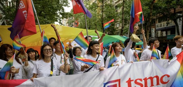 Taiwan LGBT+ Pride Parade in central Taipei in 2025