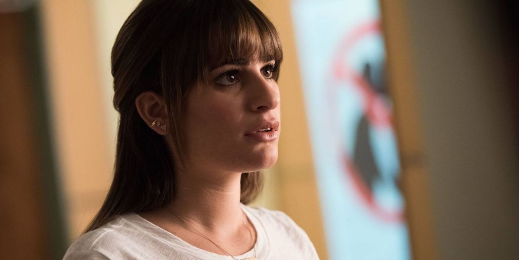 Lea Michele as Rachel Berry in Glee